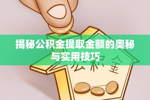 固始揭秘公积金提取金额的奥秘与实用技巧