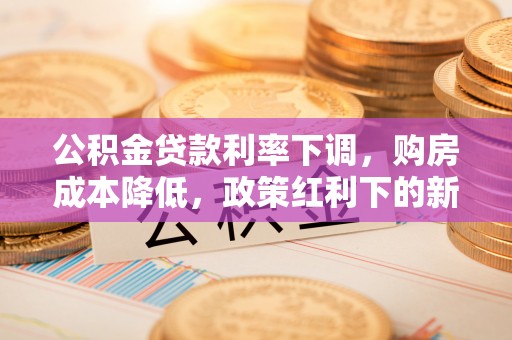 固始公积金贷款利率下调，购房成本降低，政策红利下的新机遇